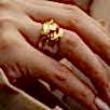 El Yapımı Altın Kaplama Pirinç Yüzük