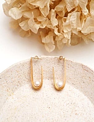 Handmade Design Pearl Silver Earrings