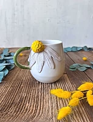 Papatyalı Kahve Mug