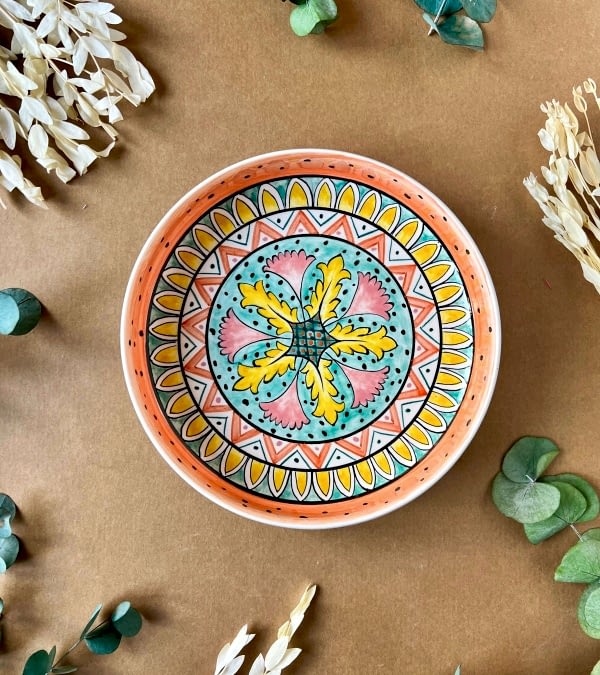 Özel Tasarım Çini Servis Kasesi