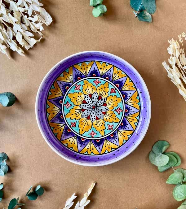 Özel Tasarım Çini Servis Kasesi