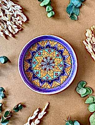 Özel Tasarım Çini Servis Kasesi