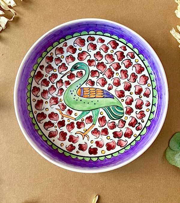 Özel Tasarım Çini Servis Kasesi