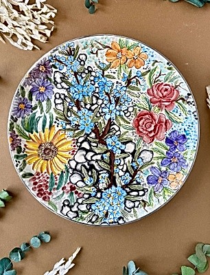 Özel Tasarım Çini Büyük Tabak