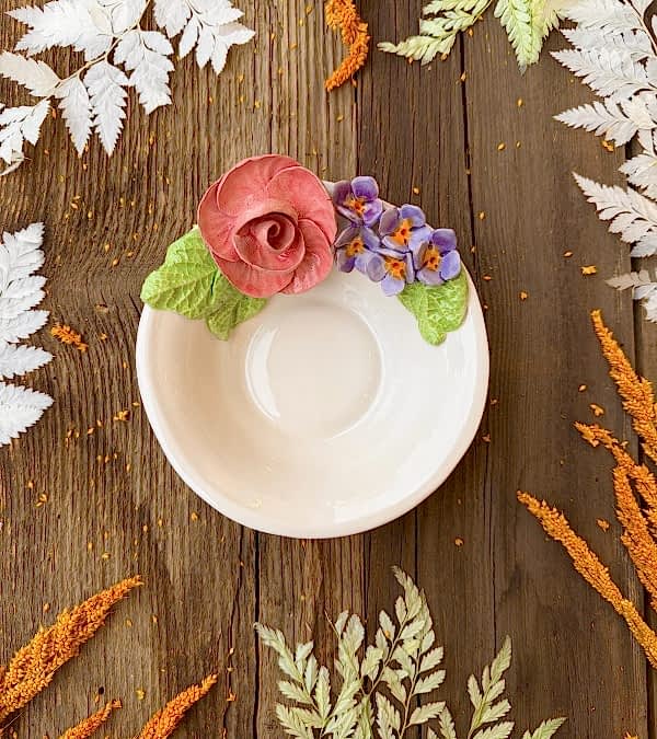 Pembe Gül Küçük Boy Kase