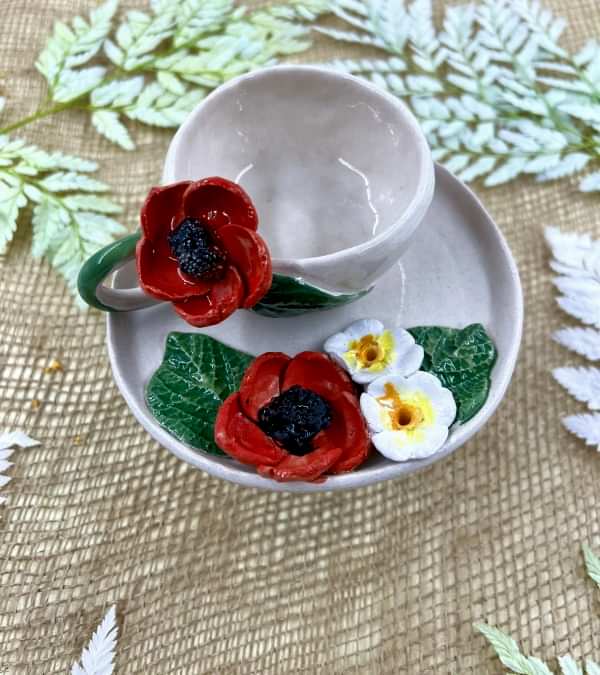 Gelincik Türk Kahvesi Fincan Set